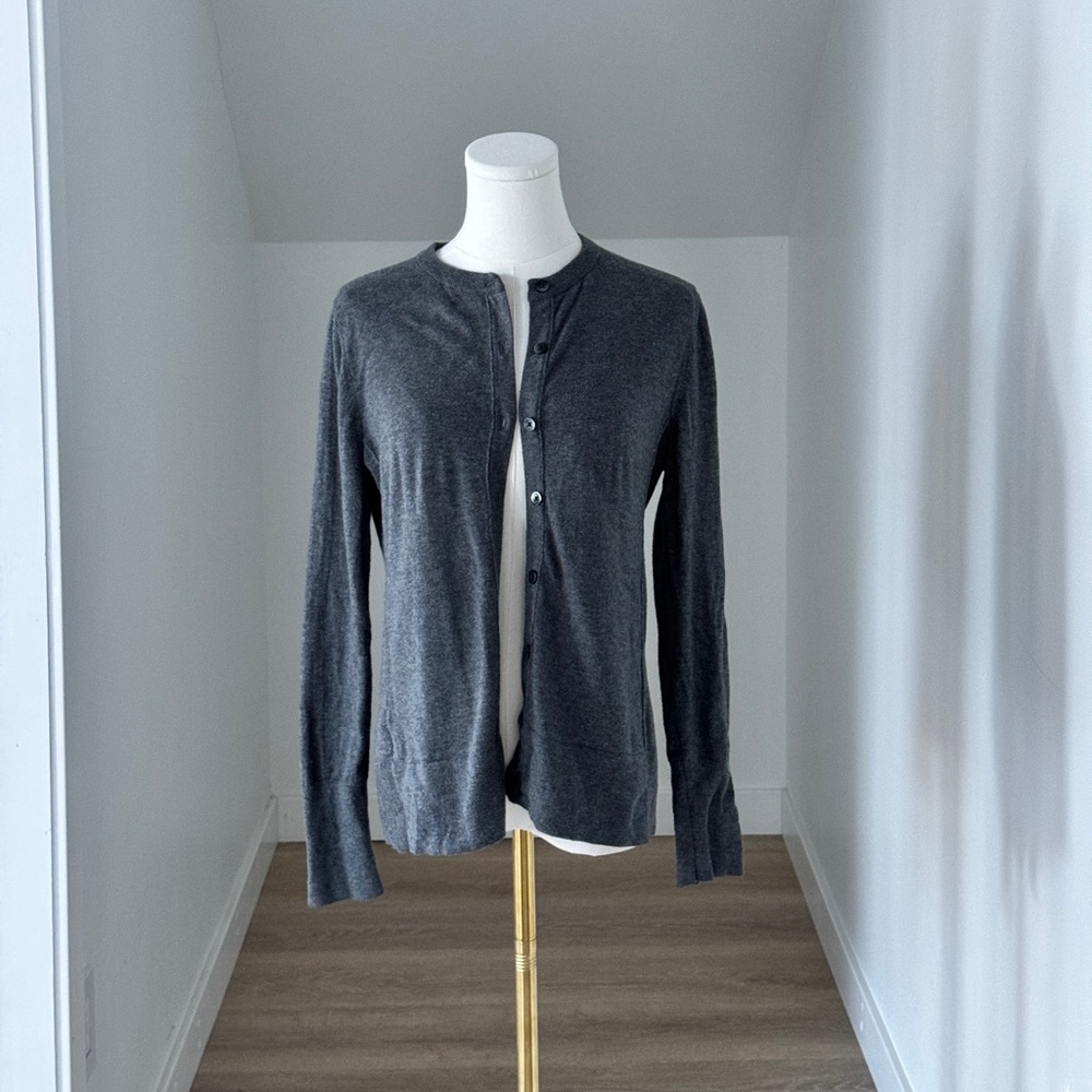 Eddie Bauer Grey Cardigan| Medium